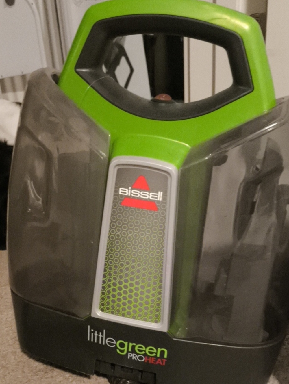 Bissell Portable Spot Cleaner in Bright Green and Gray